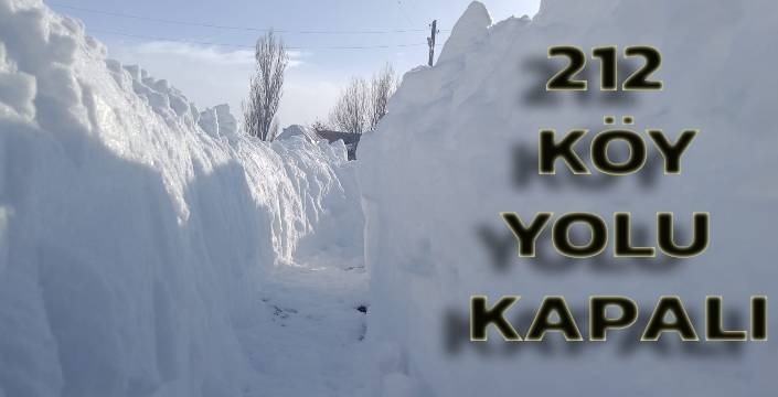 Kars’ta Kar Alarmı: 212 Köy Yolu Ulaşıma Kapandı