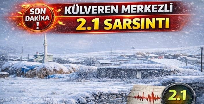 Kars’ta Sabah Saatlerinde 2.1 Büyüklüğünde Deprem