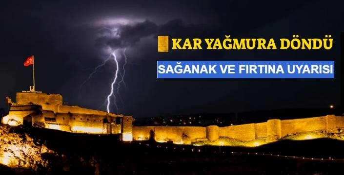 DOĞU ANADOLU’DA KUVVETLİ SAĞANAK VE FIRTINA UYARISI: KARS VE ÇEVRESİ DİKKAT!