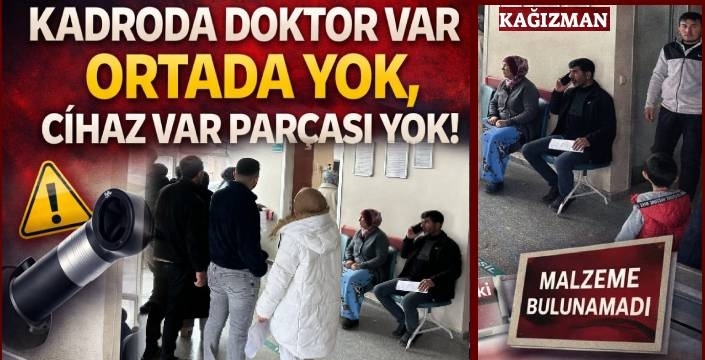 Kağızman’da Acil Serviste Skandal Görüntü: Doktor Yok, Cihaz Yok