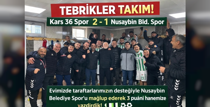 Kars 36 Spor’dan Kritik Galibiyet: 2-1