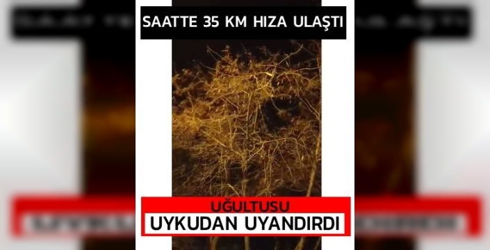 Kars'ta Şiddetli Poyraz Uykuları Böldü