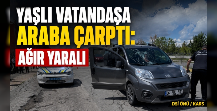 DSİ Önünde Bir Kaza Daha: 80 Yaşındaki İbrahim K. Ağır Yaralandı