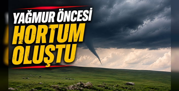 KARS'TA HORTUM GÖRÜNTÜLENDİ
