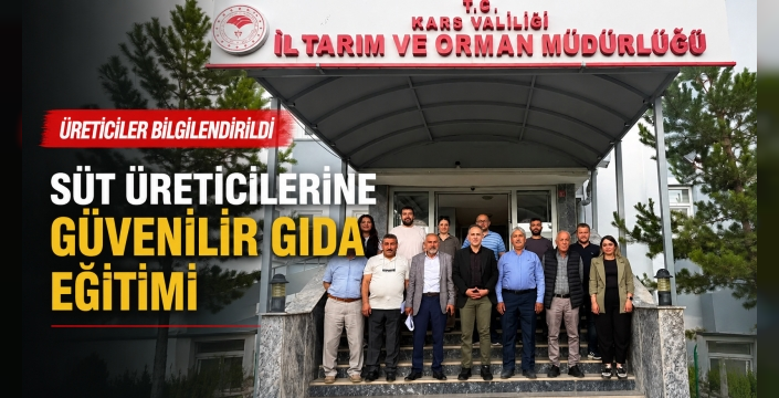 Güvenilir Gıda İçin Üreticilere Eğitim Desteği