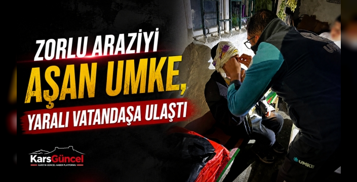 Yaylada Düşen Yaşlı Vatandaş Hastaneye Kaldırıldı