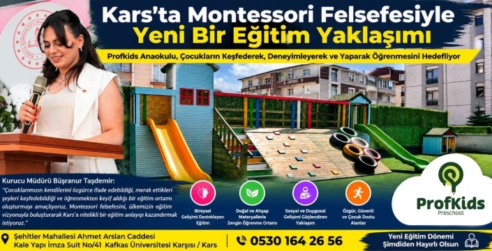 Kars’ta Montessori Felsefesiyle Yeni Bir Eğitim Yaklaşımı