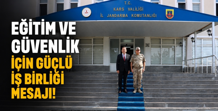 Kars İl Millî Eğitim Müdürü Vasıf Munis’ten Tuğgeneral Halil Coşkun’a Hayırlı Olsun Ziyareti