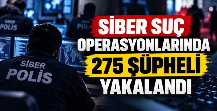 35 ilde Operasyon: 275 Şüpheli Yakalandı