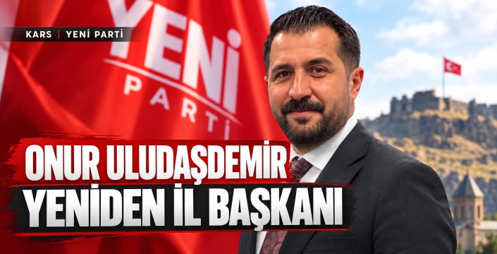 YENİDEN İL BAŞKANI SEÇİLDİ: ONUR ULUDAŞDEMİR GÜVEN TAZELEDİ