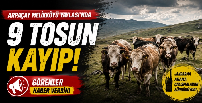 Arpaçay'da 9 Tosun Sırra Kadem Bastı! Jandarma ve Vatandaşlar Seferber Oldu