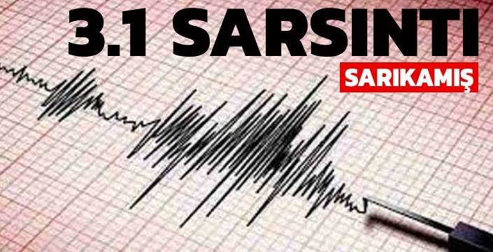 Kars’ın Sarıkamış İlçesinde 3.1 Büyüklüğünde Deprem