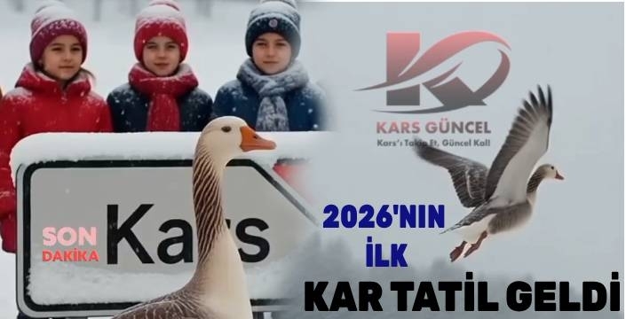 Kars’ta 1 Günlük Kar Tatili