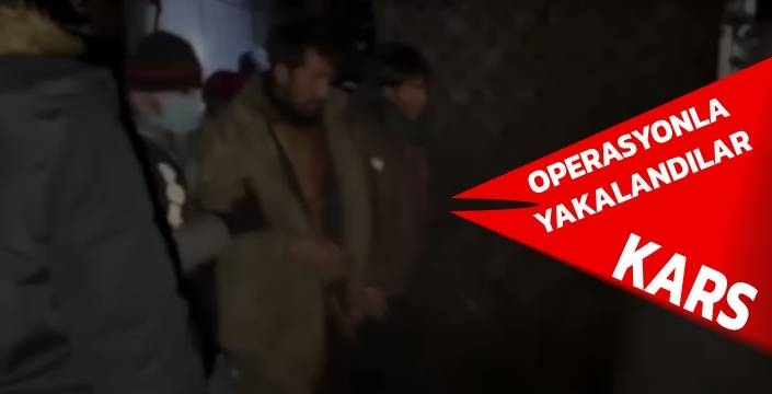 Kars’ta Düzensiz Göçmenlere Yönelik Eş Zamanlı Operasyon: 14 Kişi Yakalandı