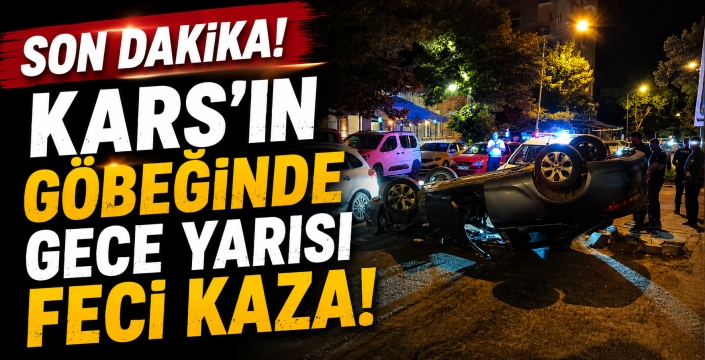 Kars'ta Gece Yarısı Feci Kaza: 2 Otomobil Çarpıştı, 4 Kişi Yaralandı