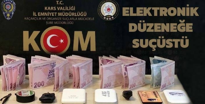 Kars’ta MTSK Sınavında Kopya Operasyonu: Elektronik Düzeneğe Suçüstü