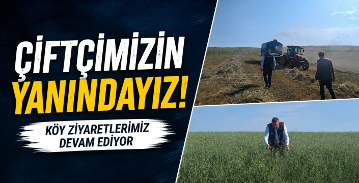 Kars Ziraat Odası Başkanı Özcan Müçük'ten Köy Çıkarması: Üreticinin Sorunlarını Yerinde Dinledi