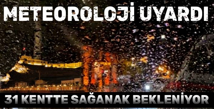 Meteoroloji Uyardı: Sıcaklıklar Düşüyor, 31 Kentte Gök Gürültülü Sağanak Yağış Bekleniyor