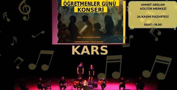 Öğretmenler Günü’ne Özel Nağmeler: Kars’ta Müzik Öğretmenlerinden Anlamlı Konser