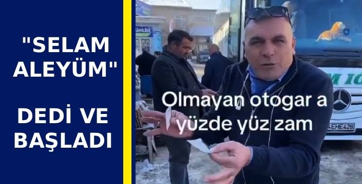 Olmayan Otogara %100 Zam Tepkisi Sosyal Medyada Gündem Oldu