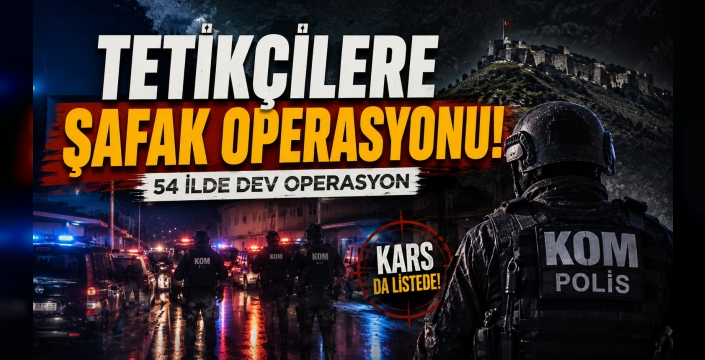 Tetikçilik Paylaşımlarına Operasyon: Kars'ta Adreslere Baskın
