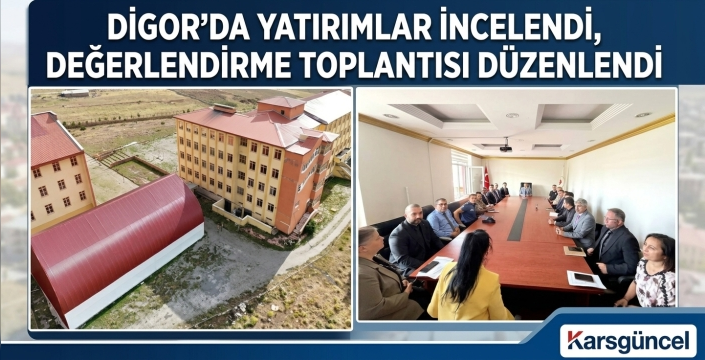 Vali Polat’tan Digor’da kamu hizmetleri ve spor yatırımlarına inceleme